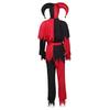 Set Costume Clown Horror di Halloween in Tessuto Poliestere per Cosplay e Feste a Tema