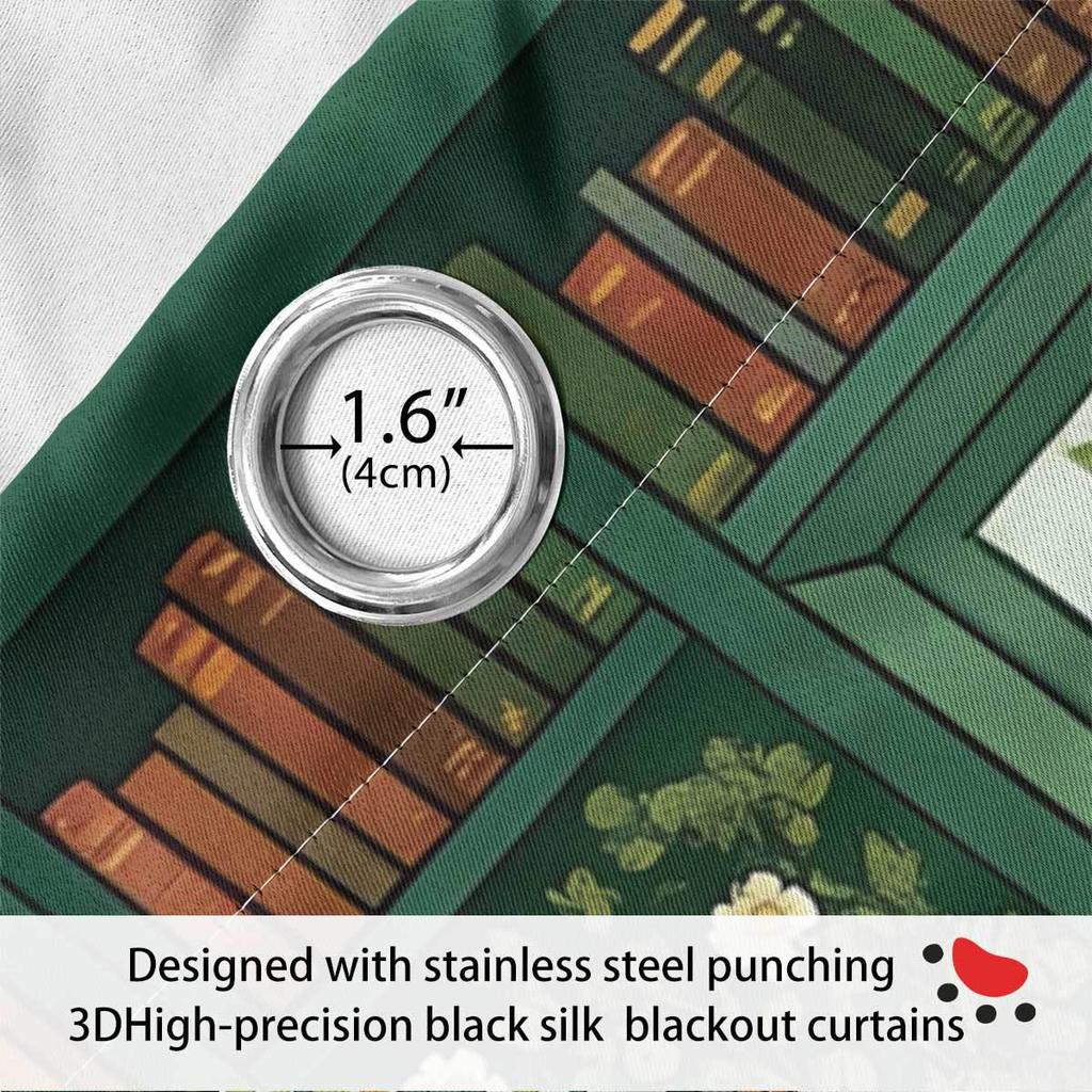 Customizable High Precision Blackout Curtains - Polyester, Digital Print, Sun Protection, Living Room.