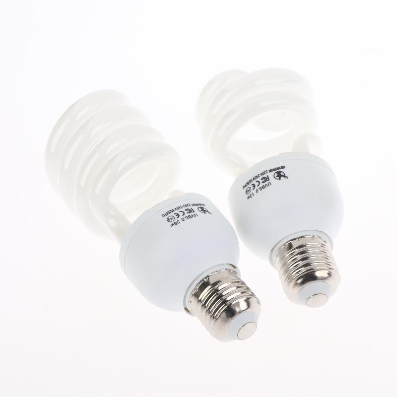 1 ks Lampy pro vyhřívání želv, ještěrek, hadů a plazů 13W/26W UV paprsky Energeticky úsporné světlo pro prohřívání terária 5.0 10.0 UVB lampa pro plazy