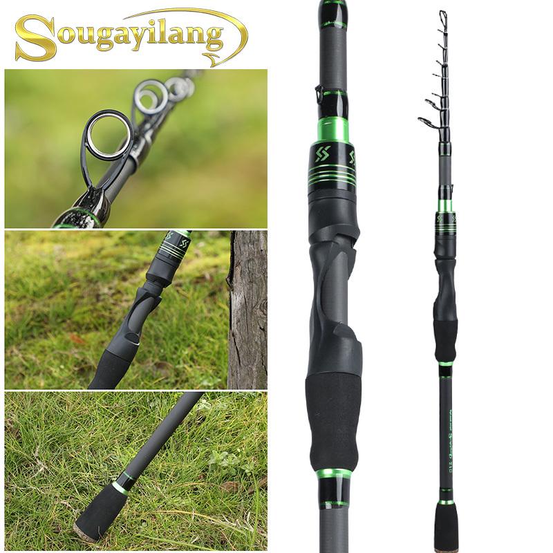 Fishing Rod 99% Carbon Portable Telescopic Fishing Rod Spinning Fish Hand Fishing Tackle Sea Rod