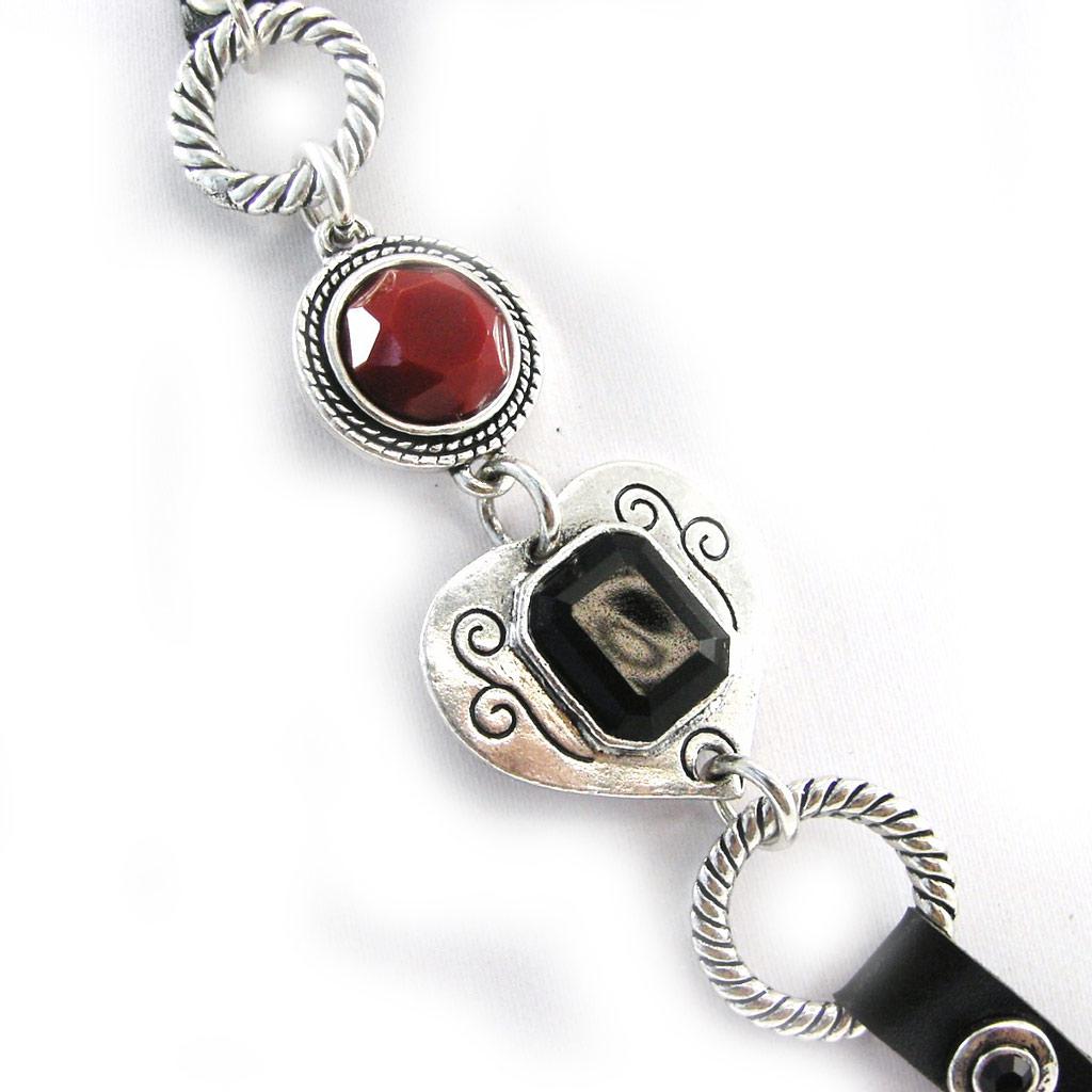 NOA [G5918] - Red 'Love' Designer Necklace