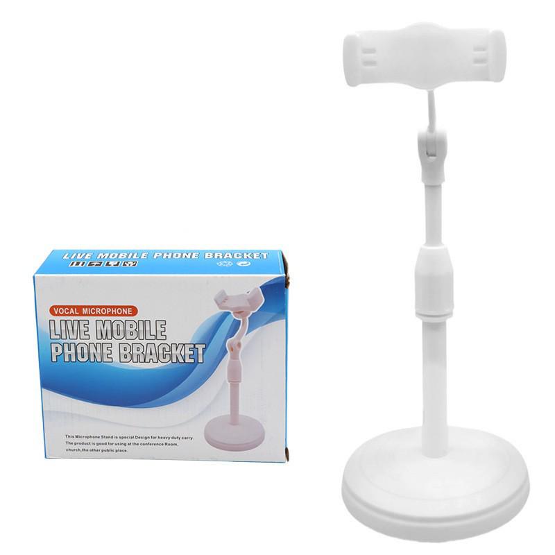 Multicolor Telescopic Desktop Stand for Phones - Versatile Live Streaming & Lazy Desk Use.