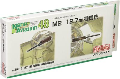 Fine Molds Nano Aviation Series M2 Machine Gun Plastic Model Parts NC13 1/48 12.7mm