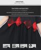 2024 Plus Size Women’s Summer Mid-Length Color Block Short Sleeve Loose Dress