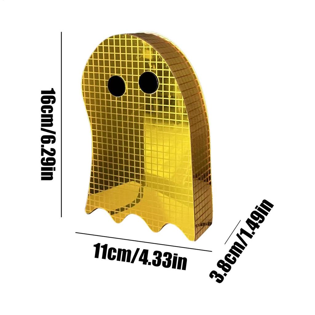 Halloween Ghost Decorations Halloween Mirror Disco Ghost Table Decorations Table Centerpieces For Entryway Haunted Houses