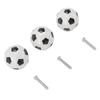 3 Set Football Cabinet Knobs Ball Sports Theme Single Hole Drawer Ceramic Handle Pulls For Cupboard Wardrobe