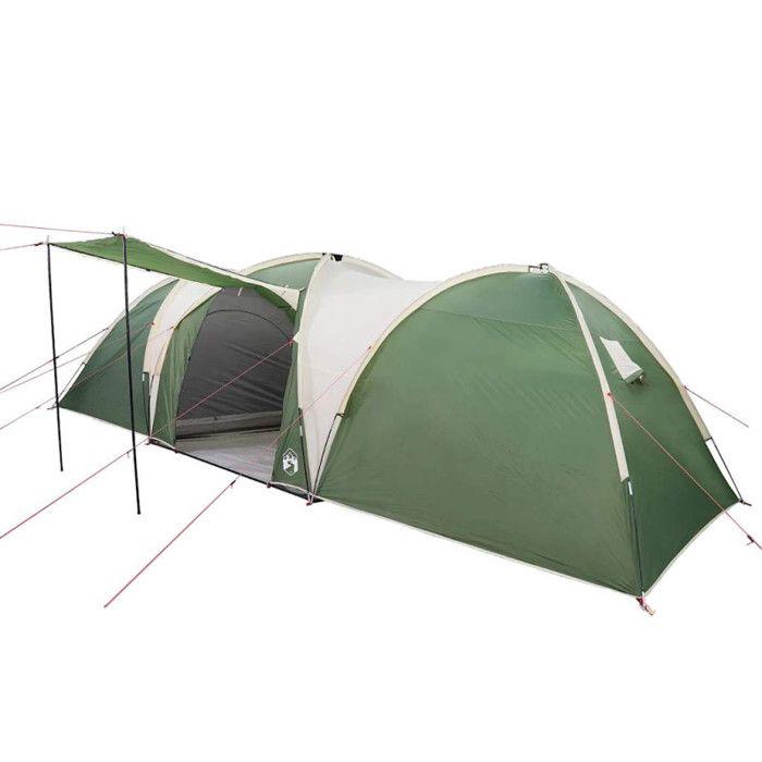 VidaXL 8-Person Green Waterproof Dome Family Tent 4009428
