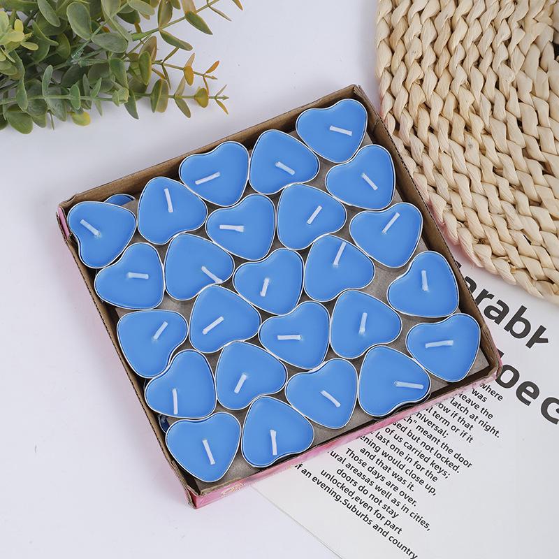 Heart-Shaped DIY Candle Set - 2-Hour Tealight for Valentine's, Proposal, or Birthday