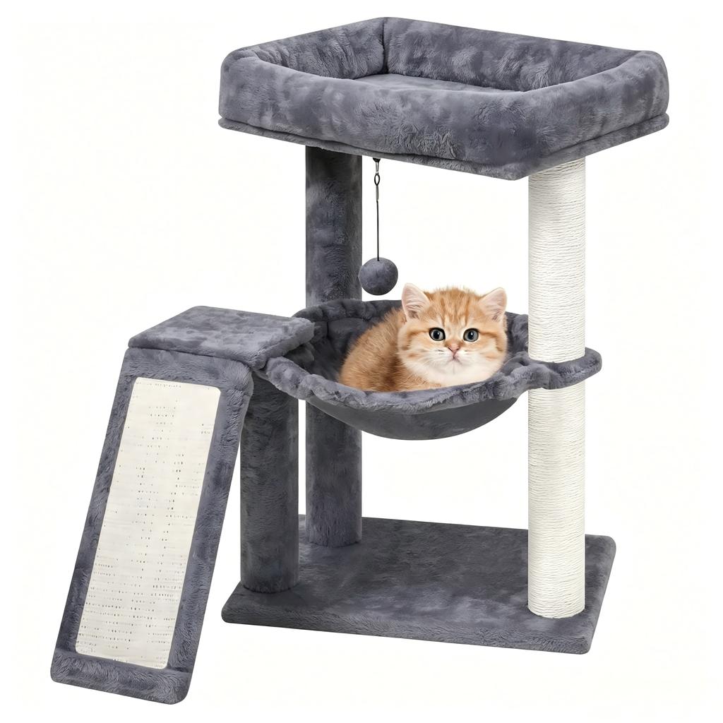 Hot Selling Large Size Wooden Pet Scratcher House Tower Condo Cat Tree