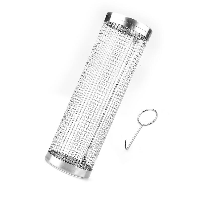 Portable Stainless Steel BBQ Roasting Smoker Cage 11.5 inches
