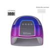 200W Portable Rechargeable Nail Gel Curing Lamp for Salon and Home Use