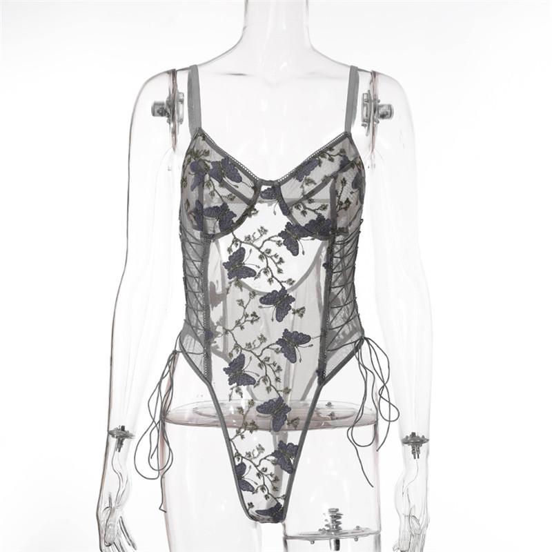 2021 Butterfly Lace Bodysuit - Sexy Lingerie Suspender