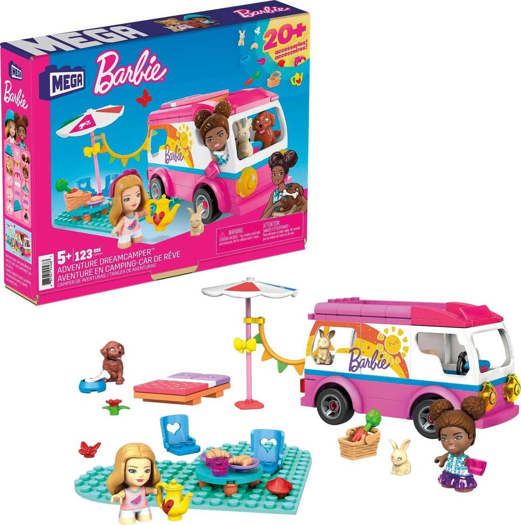 MEGA CONSTRUX Barbie Adventure Dream Camper [Block Set] [Ages 5 and Up] GWR35