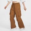 Nike Sportbekleidung Lockerer Schnitt Cargo-Stil Einfarbig Mehrere Taschen Outdoor Freizeit Hose Damen Hose Braun FV7521281