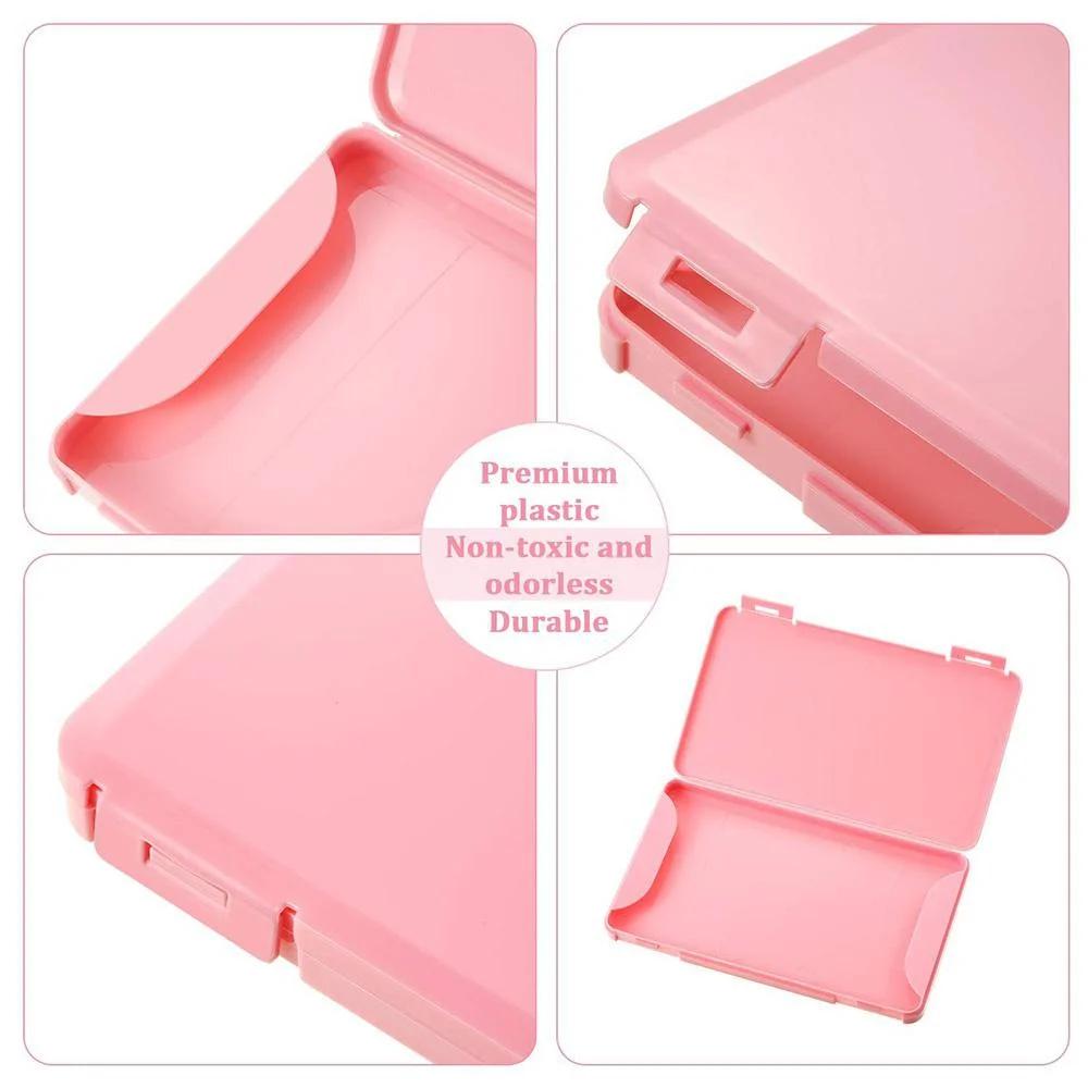 1PC Reusable Plastic Storage Box Portable Covering Keeper Organizer Container with Lid for Home and Travel Storage