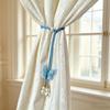 2PCS Creative Pearl Curtain Buckle Artificial Pearl Curtain Rope Curtain Binding  Home Decor