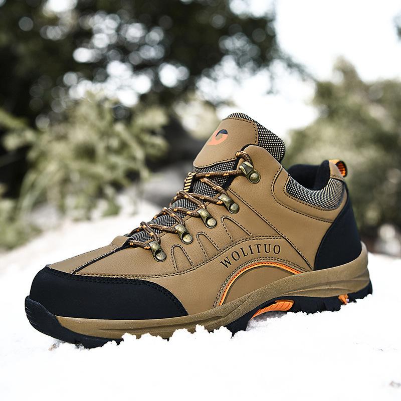 

2025 новая зимняя мужская обувь больших размеров для улицы, повседневная, водонепроницаемая и нескользящая, кроссовки для папы, мужская обувь, хлопковая обувь 48