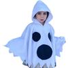 Hooded Halloween Costume Cosplay Props Realistic Pumpkin Ghost Cloak Halloween Cape  Hallowmas