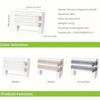1PC Kitchen Shelf Cling Film Organizer with Cutter, Tin Foil Cutting, Paper Towel Holder, Towel Rack Multifunctional Storage