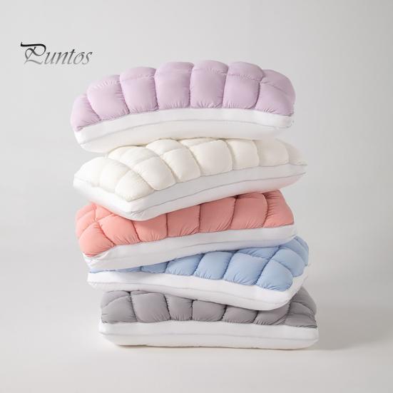 Cuscini Ergonomici per Dormitori Misti Cuscino Trapuntato Rinfrescante, Cuscino Morbido come una Nuvola Alternativa al Piumino, Cuscino Soffice Rilassante per il Sonno