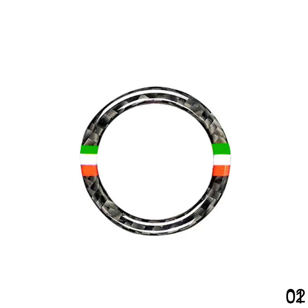Car Engine One Start Stop Push Button Ignition Key Circle Sticker Trim Decal For BMW 3 Series E90 E92 E93 320i Z4 E89 2009-2012