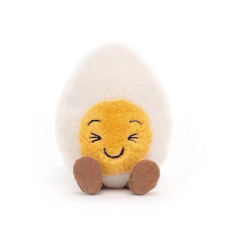 Cute Nordic Boiled Egg Plush Toy For Kids Soft And Cuddly Egg Doll