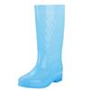 Jelly water boots tall waterproof shoes crystal rubber shoes non-slip cover shoes women's summer fashion rain shoes rain boots transparent thickened