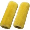 2 Pack Sheepskin Car Seat Belt Cover Pads | Wool Seatbelt Cushions | Fuzzy Soft Seat Belt Should Pad Cushion Protect Neck | Stylish Luxury Appearance