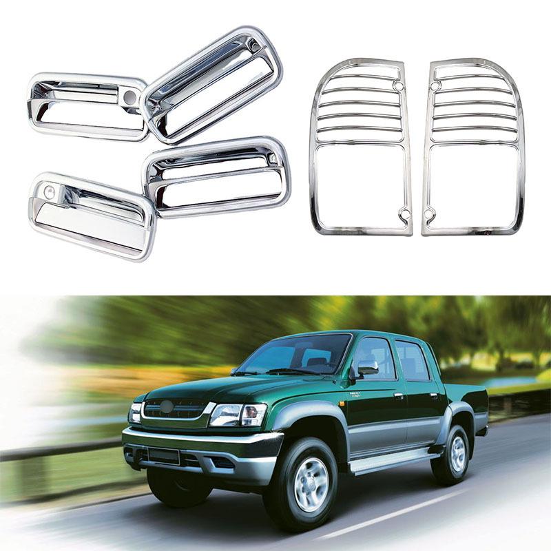 Applicable for 01-04 Toyota Hilux Taillight Cover & Door Bowl Car Decoration Sequins
