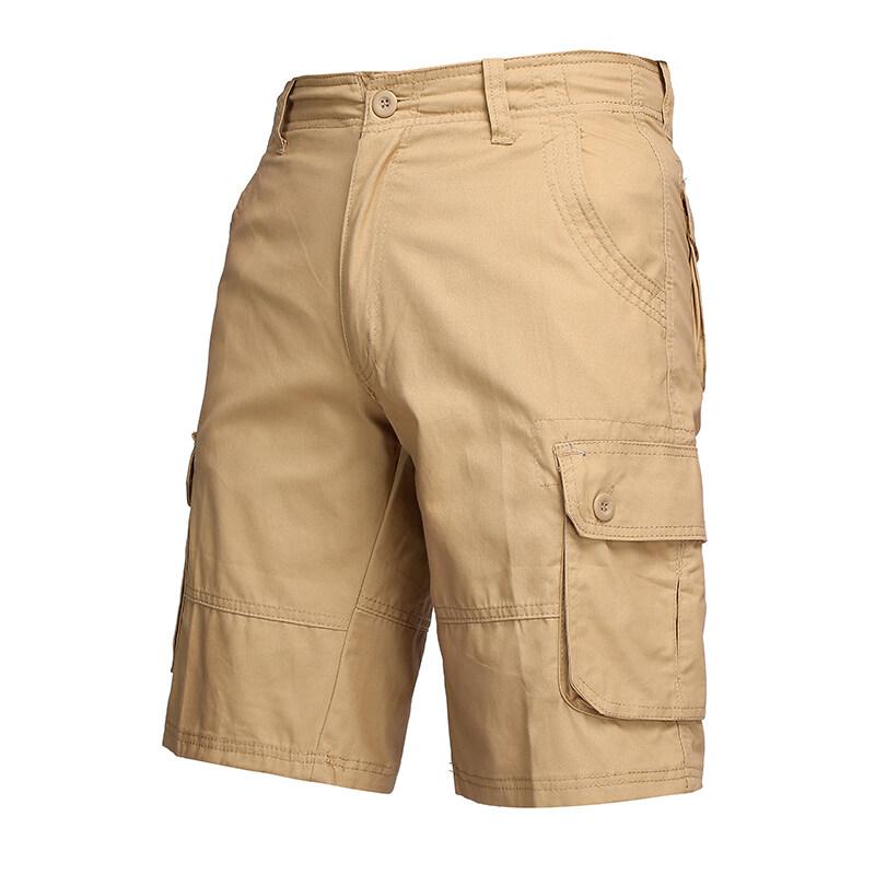 2025 Summer Men's Cargo Shorts Big Size Sports Knee Shorts Men Classic Short Pants Streetwear Hip Hop Straight Loose Pants 29-44