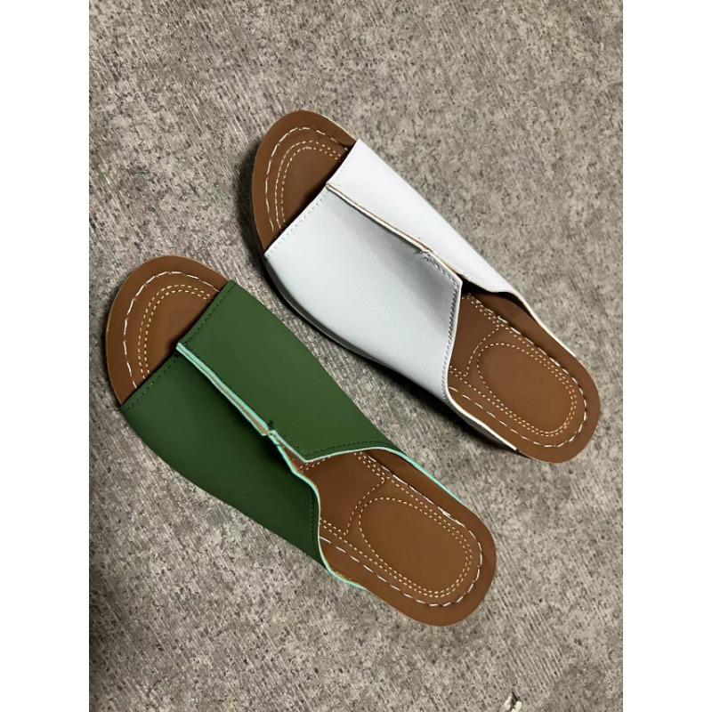 Nuove pantofole con tacco a zeppa da commercio estero da donna con fondo spesso sandali da donna casual e leggeri taglia grande