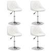 Day and Night - Day and Night Dining Chairs 4 Units White Synthetic Leather