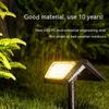 Outdoor Solar Ground Light Home Intelligent Light Sensing Waterproof Ground Plug Lights For Garden Lawn
