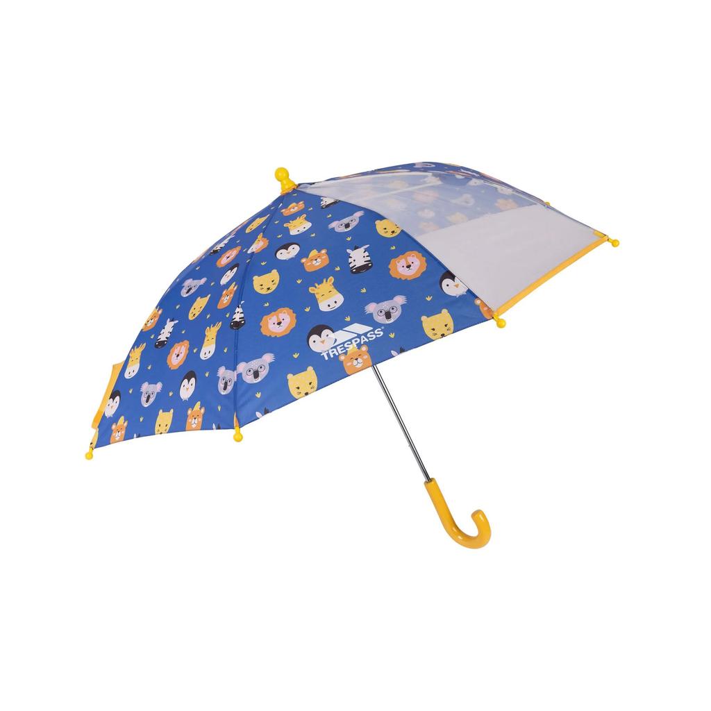 Trespass Childrens/Kids Drizzle Animal Print Stick Umbrella