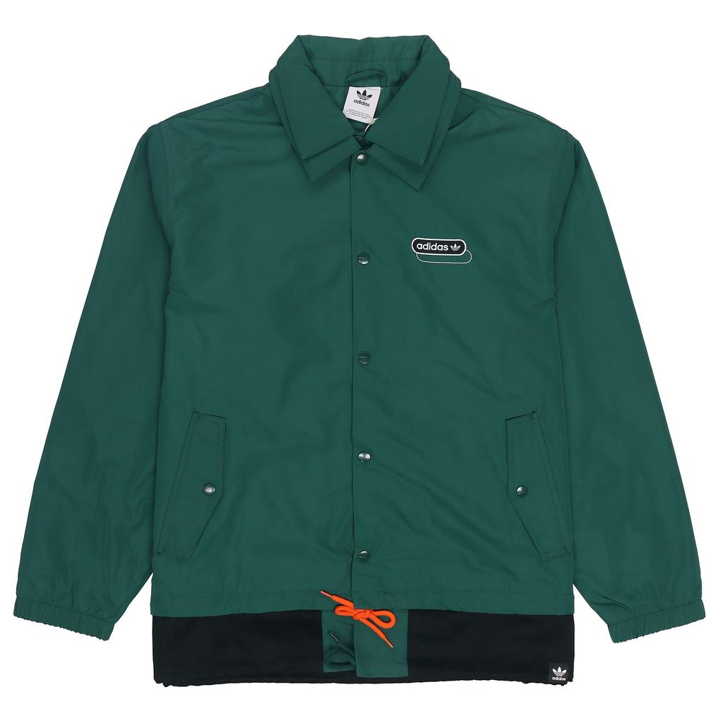 Adidas Trefoil Mr Windbreaker V2 Snap-Button Fleece Sport Jacket Men Outerwear Forest-Green HG7905