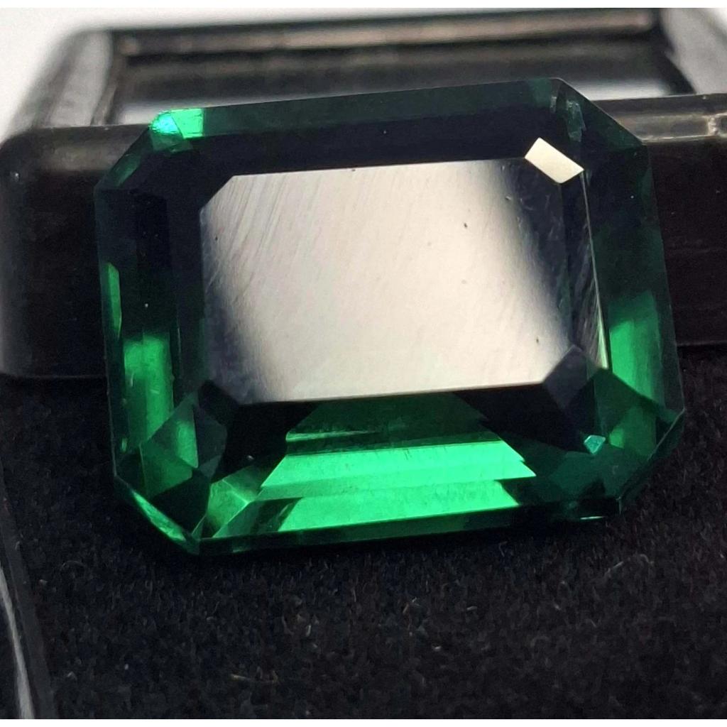 20-23 Ct Natural Green Tourmaline Emerald Cut Beautiful Certified Gemstone