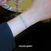 Water drop zircon adjustable bracelet Dongdaemun fashion ins high-end bracelet classmate girlfriend jewelry wholesale women