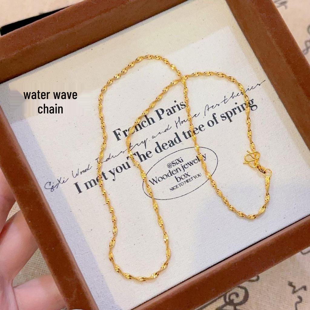 Women's Gold-Plated Versatile Clavicle Necklace - Luxurious, High-End, and Long-Lasting