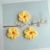 Knit Flower Head Creative Hand-woven Bouquet Clothes Bag Decorating Sewing Accessory Wedding Table Fake Ornament