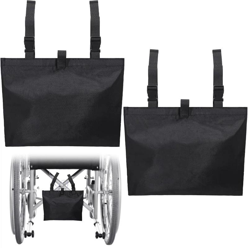 Wheelchair Hanging Storage Bag 1Pcs Waterproof Oxford Adjustable Straps Easy to Install for Seniors Daily Use