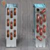 CP3x6x120 Miniature Mini Condenser Air-cooled Copper Tube Finned Radiator with Fan Refrigerator Evaporator