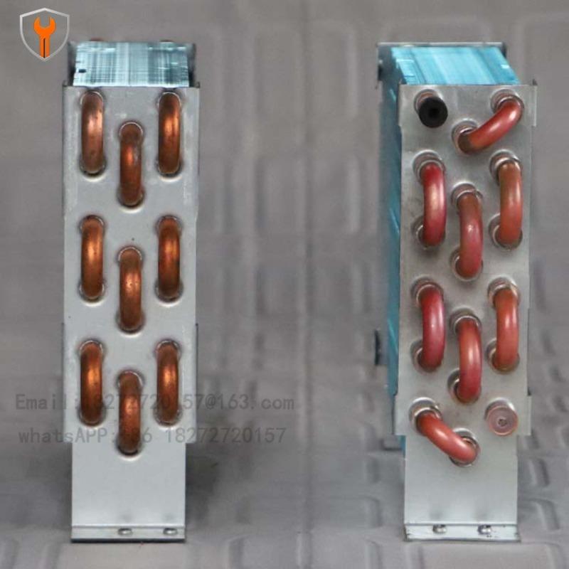 CP3x6x120 Miniature Mini Condenser Air-cooled Copper Tube Finned Radiator with Fan Refrigerator Evaporator