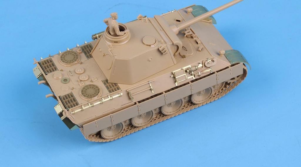 Tetra Model ME Series German Panther D Tank T Plastic Model Parts ME4807 1/48 (for Company)