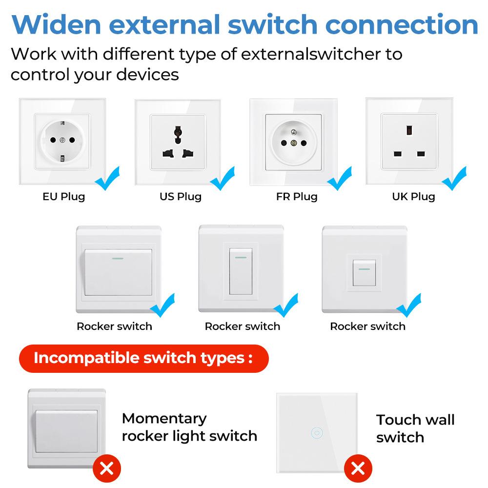 16A Tuya Zigbee3.0 Smart Switch Smart Home Light Switch Module DIY Breaker Relay APP Remote Control Timer Voice for Alexa Google