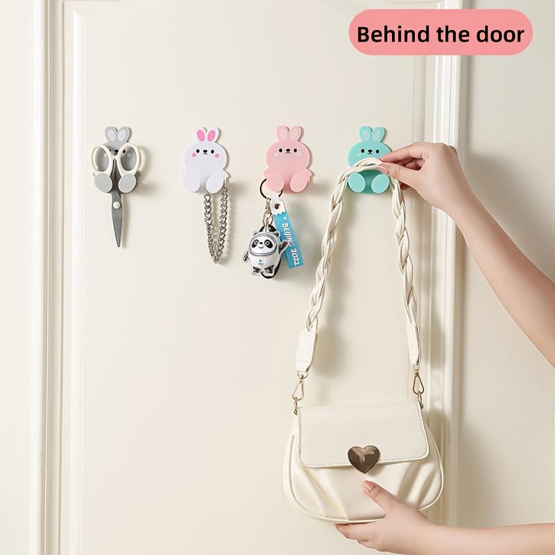 10pcs Multifunctional Hooks for Creative Power Cord Storage Wall-Mounted Kitchen Adhesive Hooks That Require No Drilling