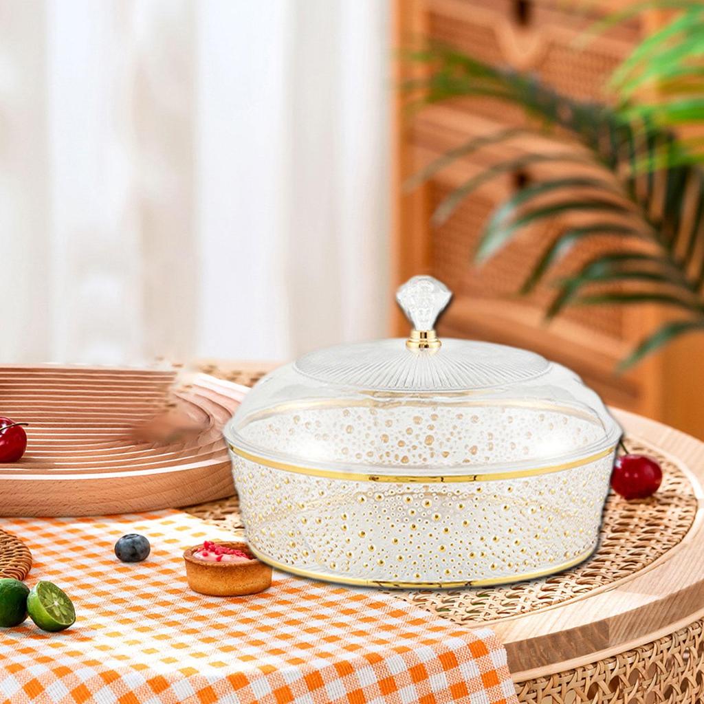 20cm Vorspeisen Obstschale Behälter Rund für Trockenfrüchte, Nüsse Süßigkeitenbox