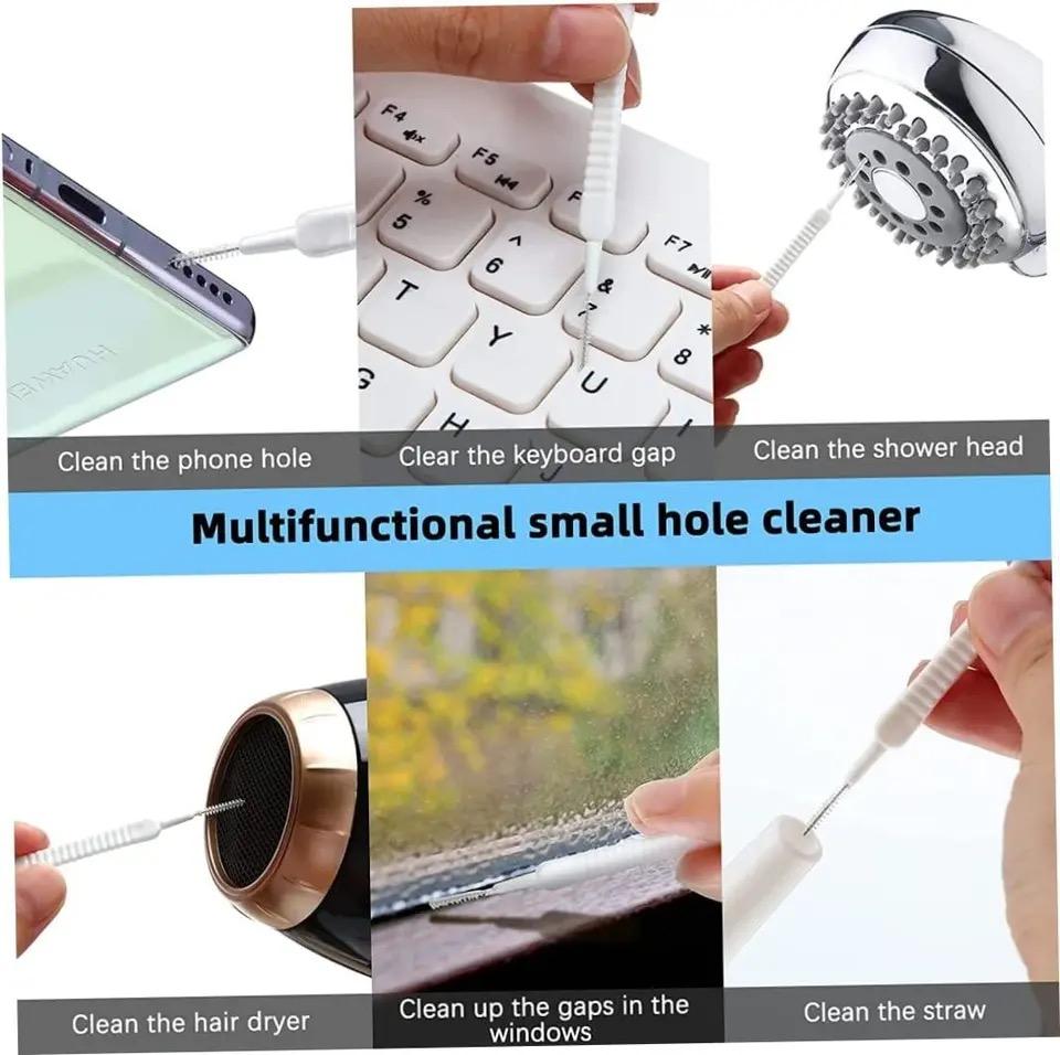10pcs Cleaning Brush Dust Plug Cell Phone Charging Port Dust Cleaning Brush Shower Dust Cleaning Brush Keyboard Cleaning Tools