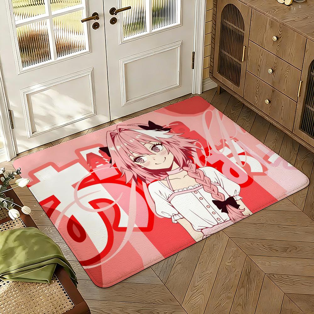 Astolfo Floor Mat Soft Thickened Absorbent Non-Slip Bedroom Living Room Door Mat Home Decor Flannel Rugs