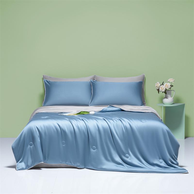 Summer Cooling Blankets Smooth Air Condition Comforter Lightweight Cold Quilt Twin King Size