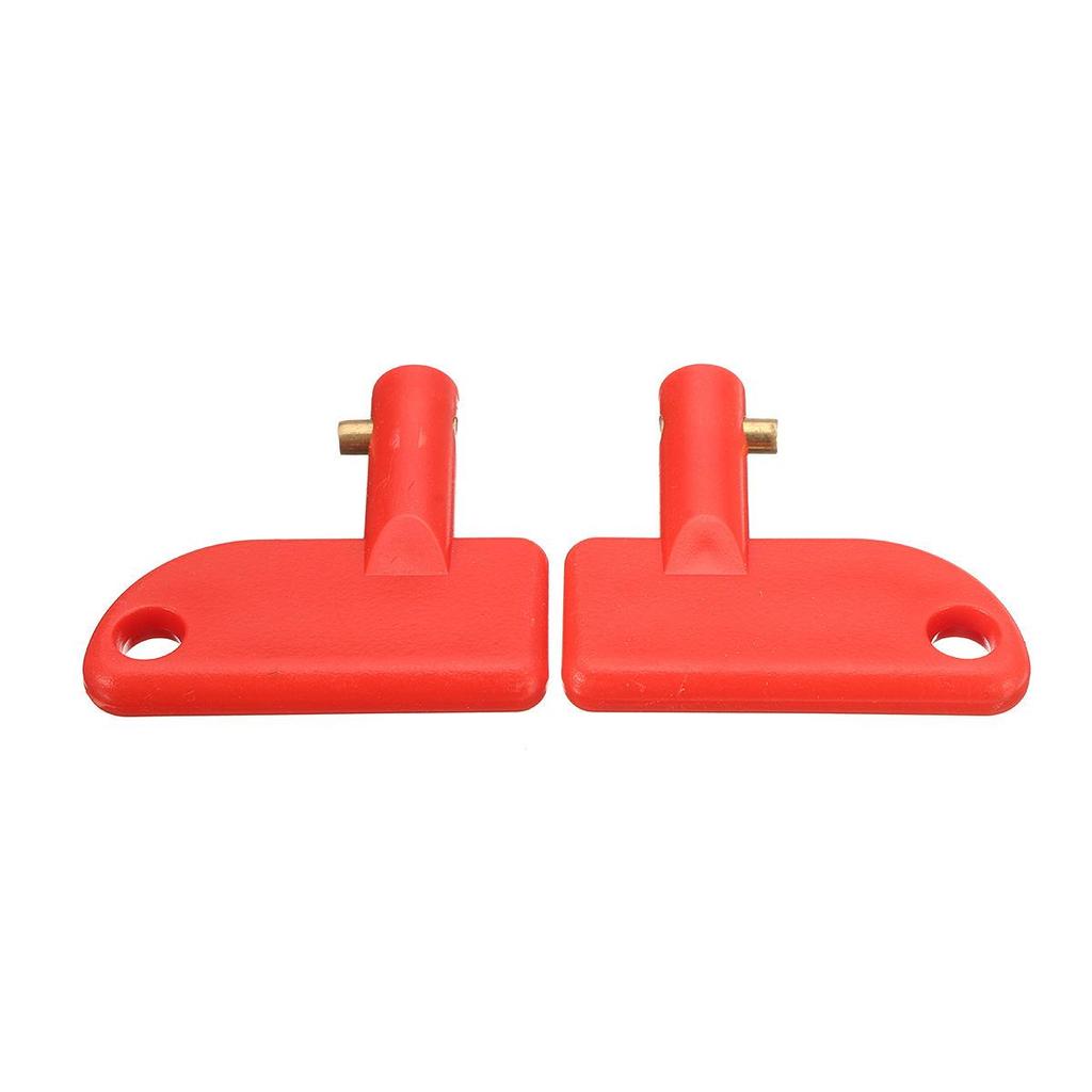 Red Mini Battery Disconnect Key for Car/Marine/Truck Isolator